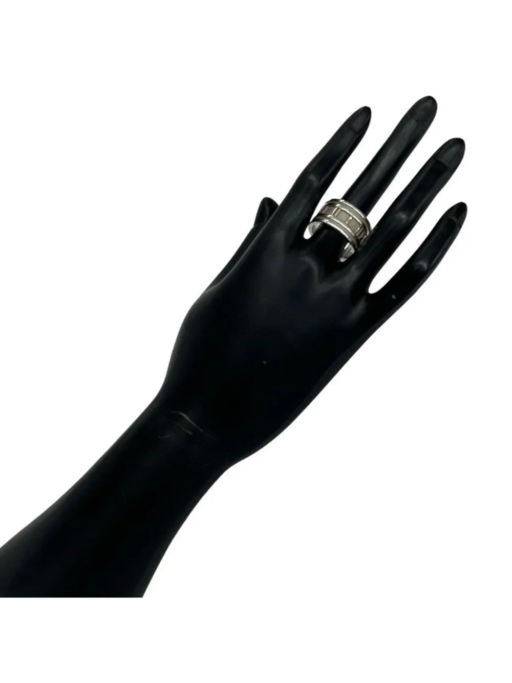 Tiffany & Co Vintage Atlas Wide Ring 925 Sterling Silver